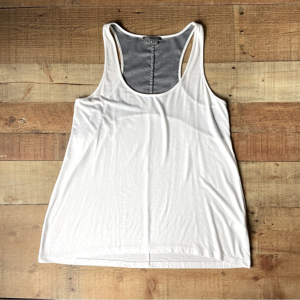 Vince Scoop Neck Tank Top M - Picture 7 of 8